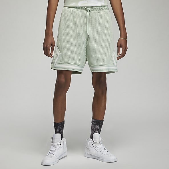 grey jordan shorts mens