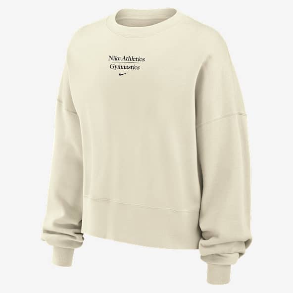 Nike Phoenix Fleece Sudadera de cuello redondo de gimnasia para mujer