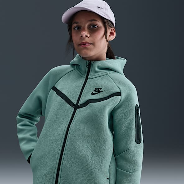 Nike Sportswear Tech Fleece Hoodie mit durchgehendem Reißverschluss (Mädchen)
