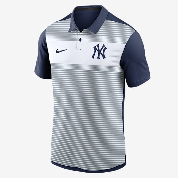 New York Yankees Striped Vapor Polo Men's Nike Dri-FIT MLB Polo