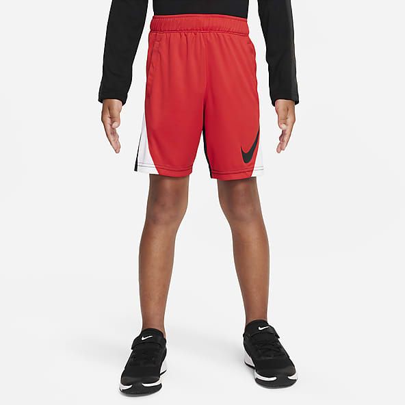 Boys red nike shorts cheap