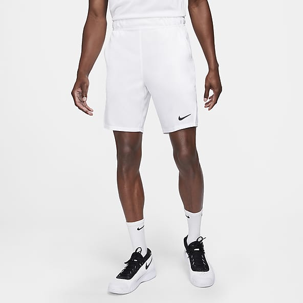 mens white nike dri fit shorts