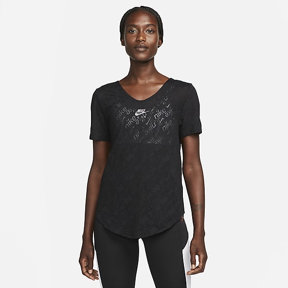 Schwarz Oberteile und T-Shirts. Nike DE