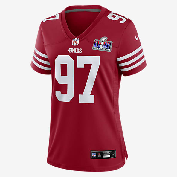 San Francisco 49ers 2023 NFC Champions Trophy Women's Nike NFL T-Shirt