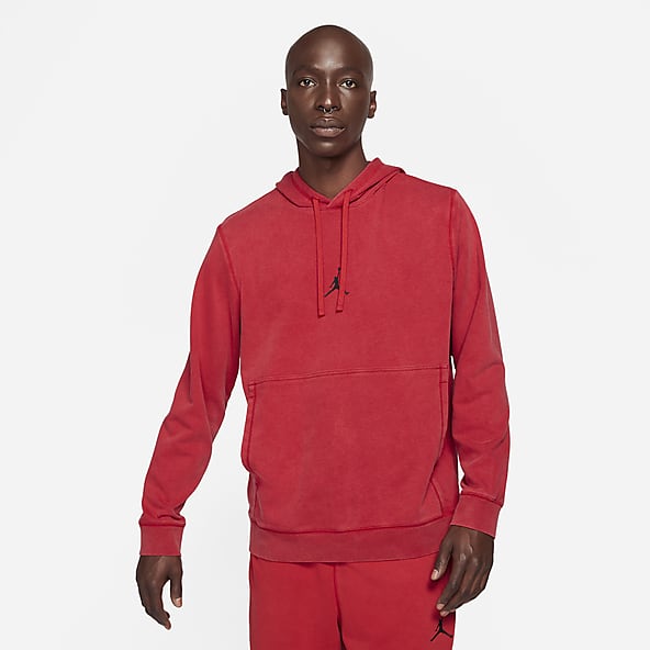 Men's Red Hoodies & Sweatshirts. Nike NL
