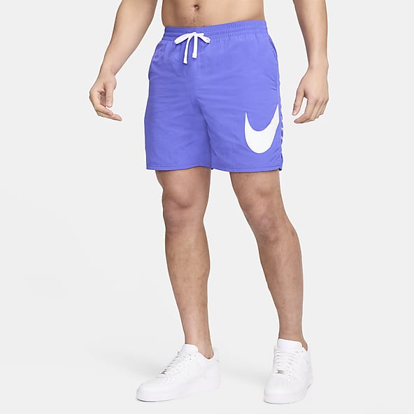 Buy Nike Swim Men's Heathered Long-Sleeve Hydroguard Swim Shirt Blue in KSA  -SSS