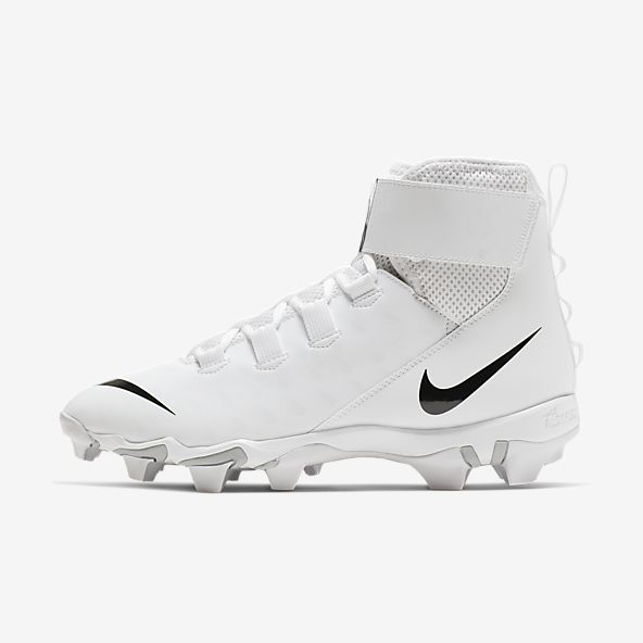 white nike football cleats