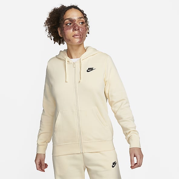 Mujer Blanco Sudaderas con y sin capucha. Nike