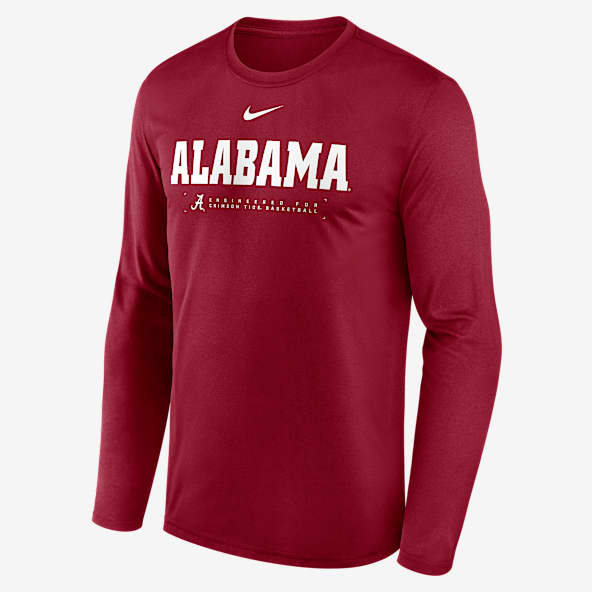 Alabama Courtside Basketball Shootaround Legend Alabama Courtside Basketball Shootaround Legend Men's Nike Dri-FIT College Long-Sleeve T-Shirt