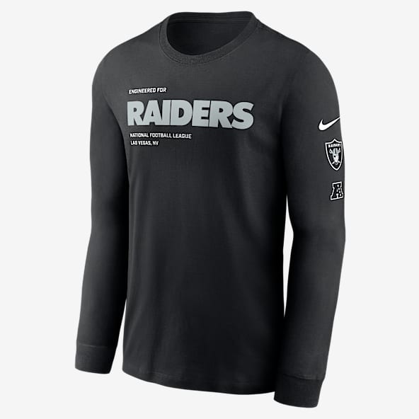 Las Vegas Raiders Play To Win Essential Men's Nike NFL Long-Sleeve T-Shirt