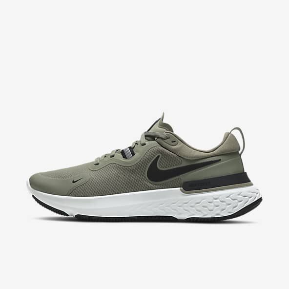 mens black and green nike shoes