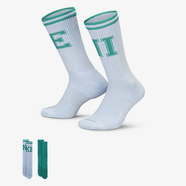 nike socks white and blue