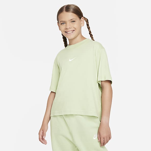 Older Kids (XS-XL) Green Tops & T-Shirts. Nike LU