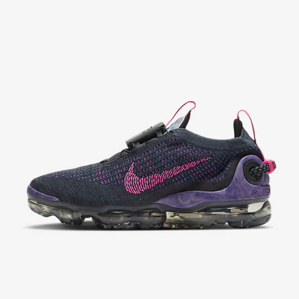 purple nike flyknit shoes