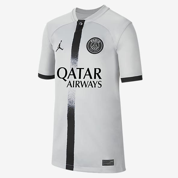 equipación del Paris Saint Germain juego para camiseta de fútbol para adultos y niños temporada 2021/2022 Camiseta de fútbol para hombre visitante camiseta de manga corta 