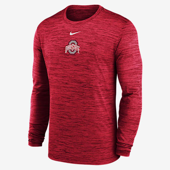 Ohio State Sideline Velocity Men's Nike Dri-FIT College Long-Sleeve T-Shirt