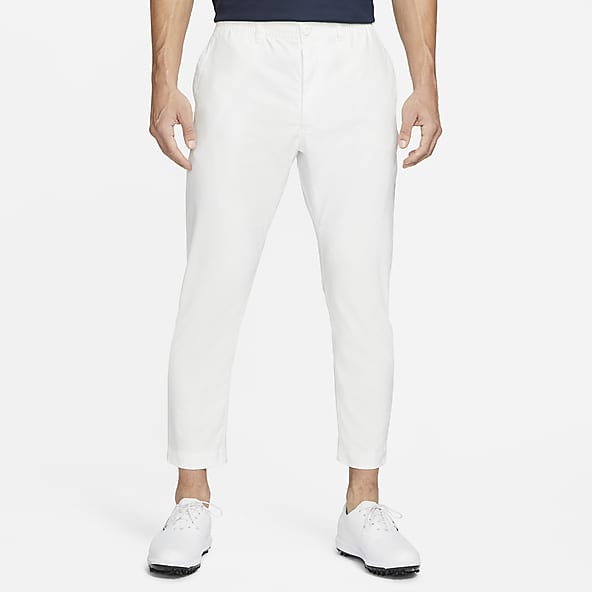 Hombre Blanco Golf Pantalones y mallas. Nike