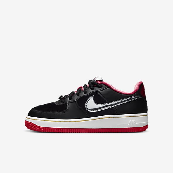 Nike Air Force 1 Low PRM Black/University Red Men's Shoe