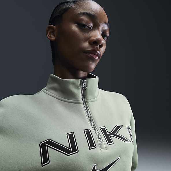 50 100 Vert Manches longues Sweat shirts. Nike FR