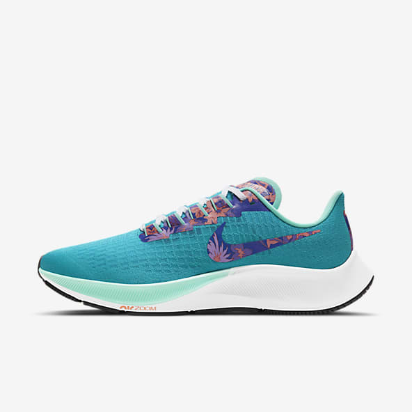 nike pink blue shoes