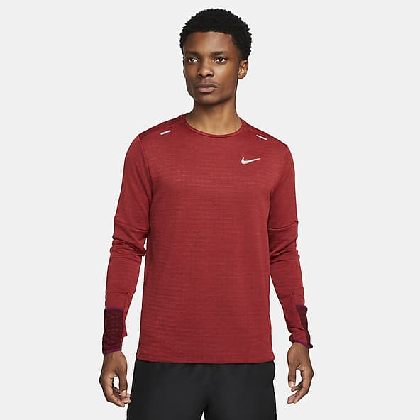 Mens Half Zip Long Sleeve Running Training Sports Gym Top T Shirt S–2XL 5 Colour 