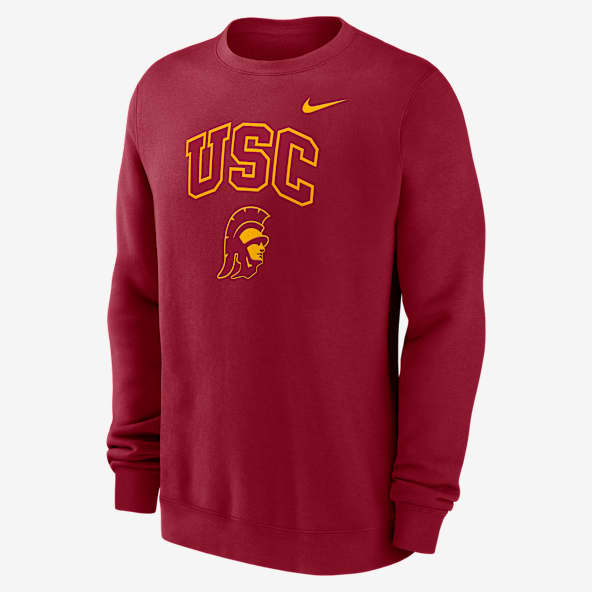 USC Arch Men's Nike College Pullover Crew