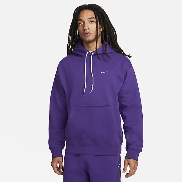 Men's Hoodies & Sweatshirts in Purple