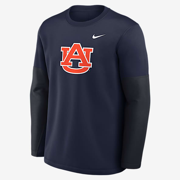 Auburn Sideline Coach Men's Nike Therma-FIT College Long-Sleeve T-Shirt