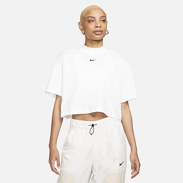 Women's White Tops \u0026 T-Shirts. Nike GB