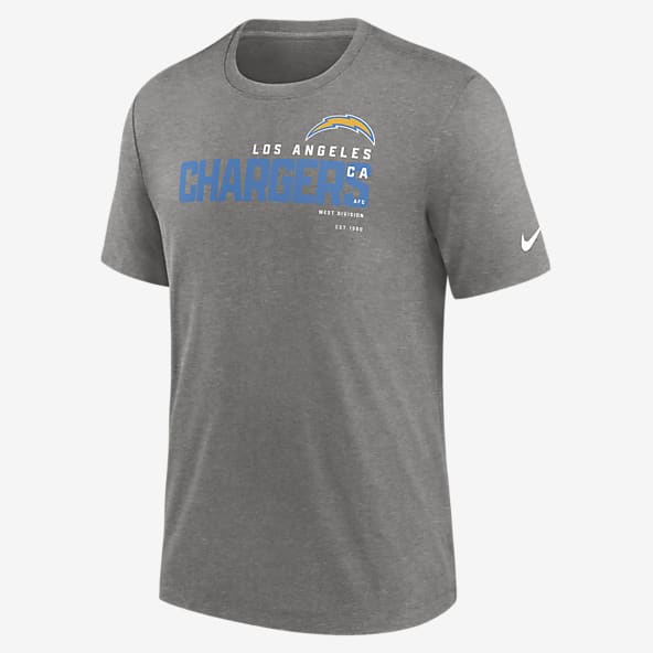 Nike Men's Los Angeles Chargers Sideline Team Issue Blue T-Shirt