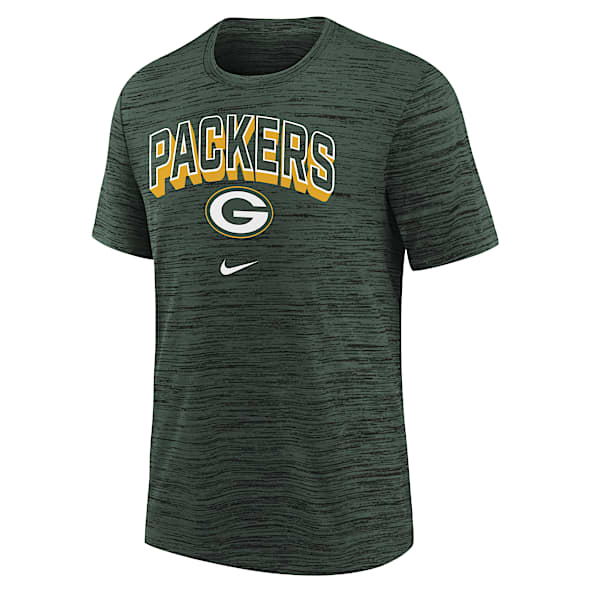 Green Bay Packers Sideline Velocity Big Kids’ Nike Dri-FIT NFL T-Shirt