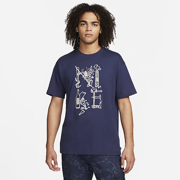 Ofertas Black Friday Azul Camisetas con estampado. Nike ES