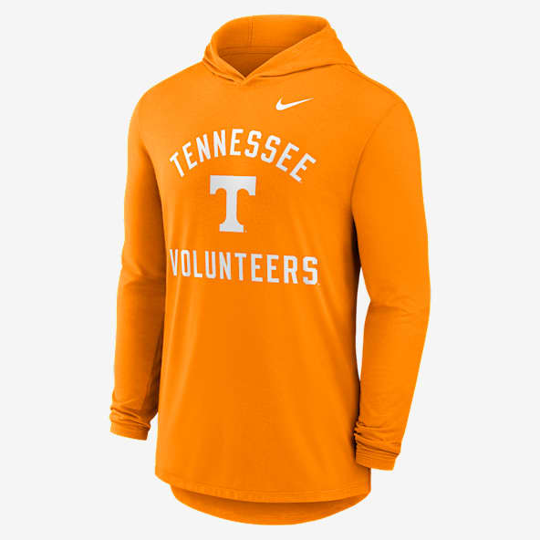 Tennessee Campus Arch Playera de manga larga con gorro universitaria Nike Dri-FIT para hombre