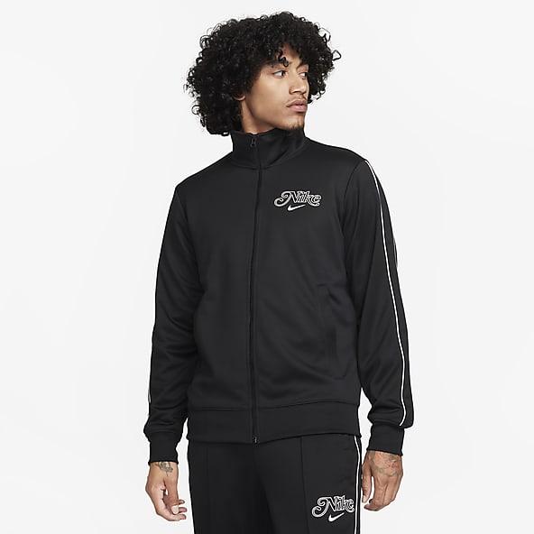 Nike zip up jacket black top