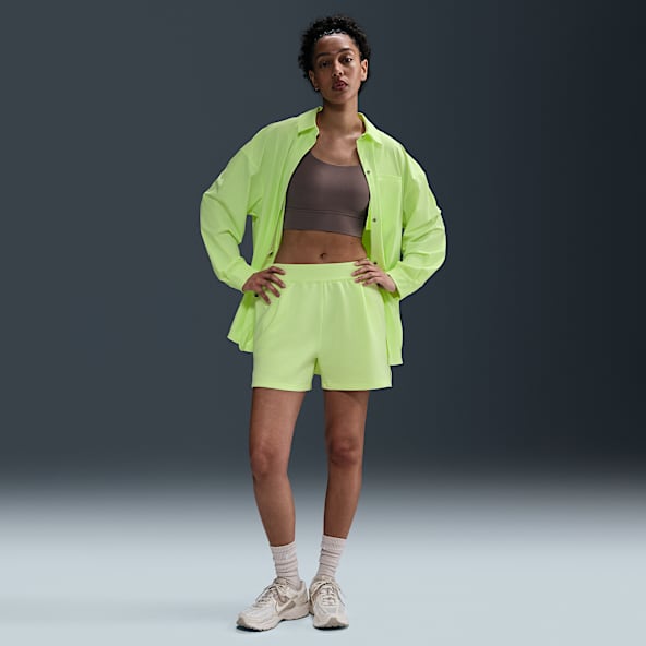 Nike 24.7 ImpossiblySoft Dri-FIT középmagas derekú, laza, 10 cm-es női rövidnadrág