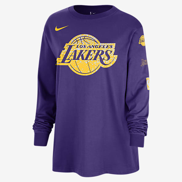 Loose Purple Performance Long Sleeve Shirts. Nike PT