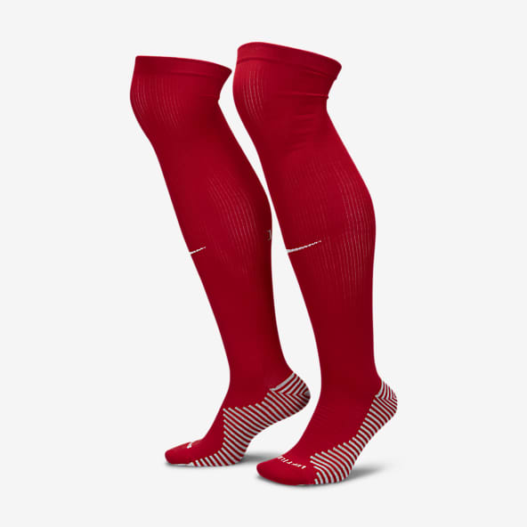 Hombre Rojo Calcetas a la rodilla Calcetines. Nike MX