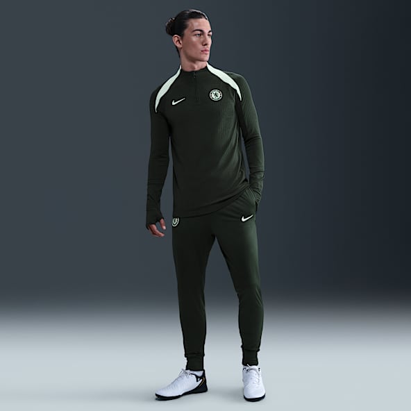 Chelsea F.C. Strike Men's Nike Dri-FIT Football Knit Tracksuit Bottoms