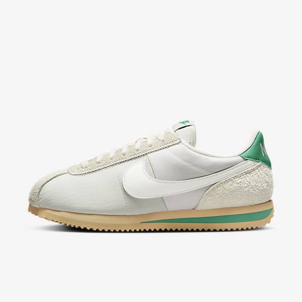 Grey and black nike top cortez