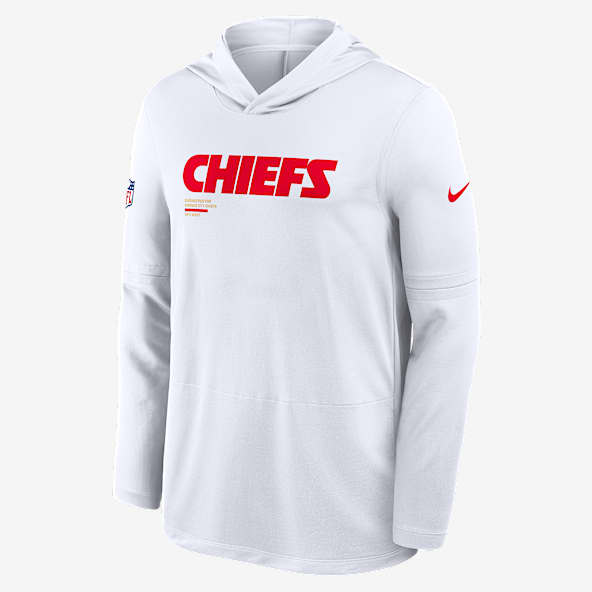 Kansas City Chiefs Pure Fury Sideline Men's Nike Dri-FIT NFL Long-Sleeve Hooded Top