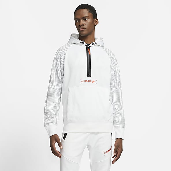 white nike hoodie mens