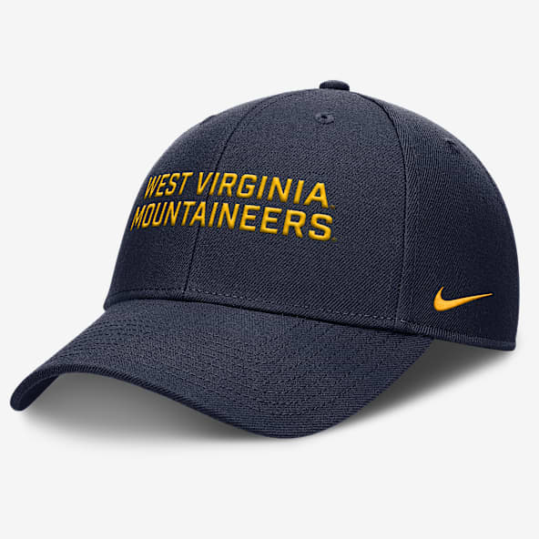 West Virginia Sideline Rise Practice Men's Nike College Adjustable Hat