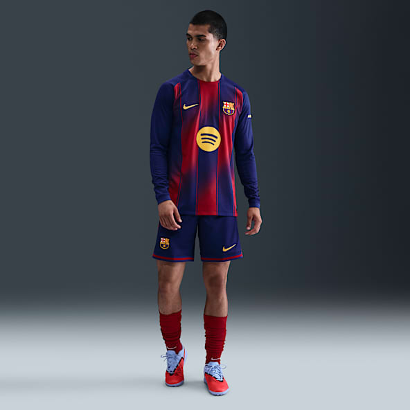 FC Barcelona 2025/26 Stadyum İç Saha Nike Dri-FIT Erkek Futbol Taraftar Şortu