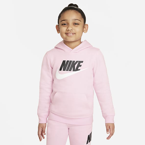 Rosa Sudaderas con gorro. Nike US