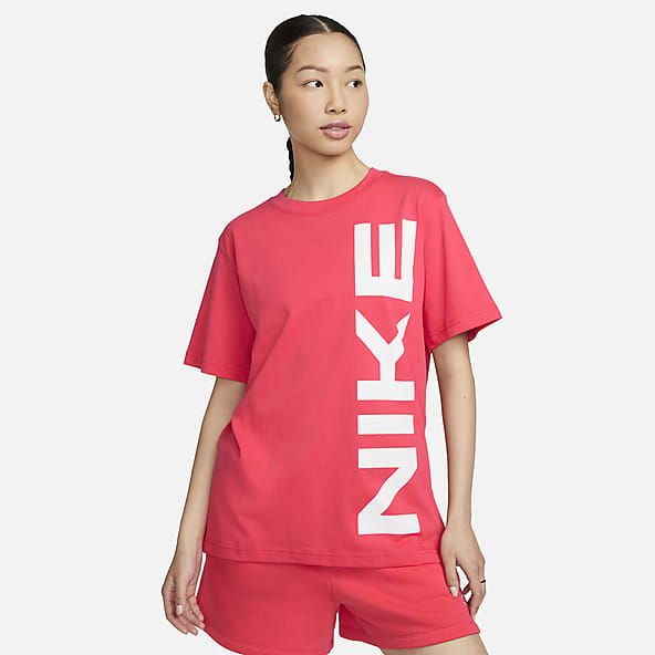 Nike red shirts womens hot sale