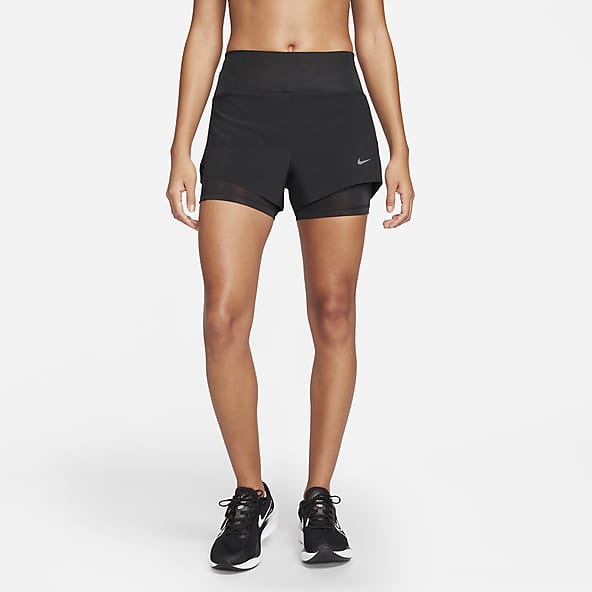 Nike One Women's Dri-FIT High-Waisted 8cm (approx.) 2-in-1 Shorts