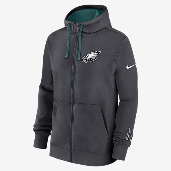 Philadelphia Eagles Playbook Page Club Men's Nike NFL Full-Zip Hoodie