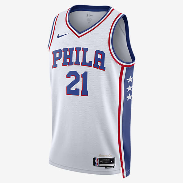 Nike Men's Red Philadelphia 76Ers 2021/22 City Edition Courtside