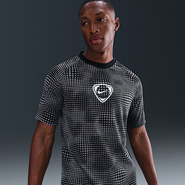 Nike Academy+ Voetbaltop met Dri-FIT en korte mouwen voor heren
