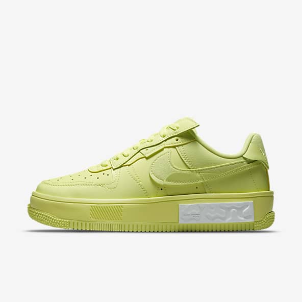 chaussure nike air force 1 jaune fluo